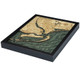 Nautical Wood Maps Fort Myers - Dark Frame