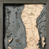 Baja Peninsula - Grey Frame