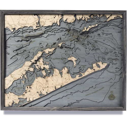 The Hamptons / East Long Island Sound - Grey Frame