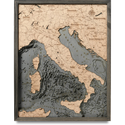 Italy - Grey Frame