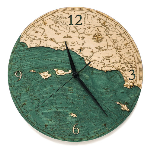 Santa Barbara/Channel Islands Wall Clock