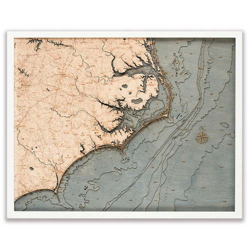 North Carolina Coast - White Frame