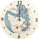 Pacific Northwest Nautical Topographic Wood Clock - Customizable