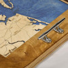 Sarasota Bay & the Islands Nautical Map Boat Cleat Serving Tray