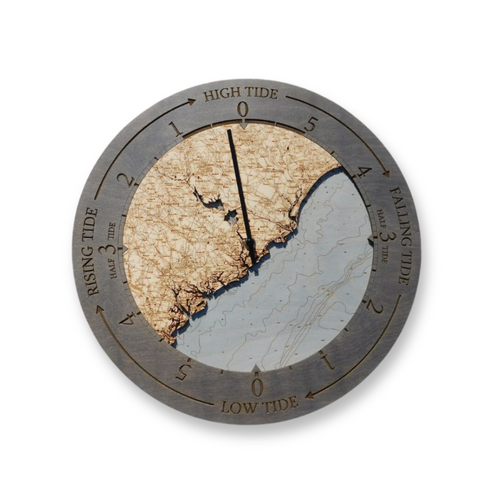 South Carolina Coast Tide Clock